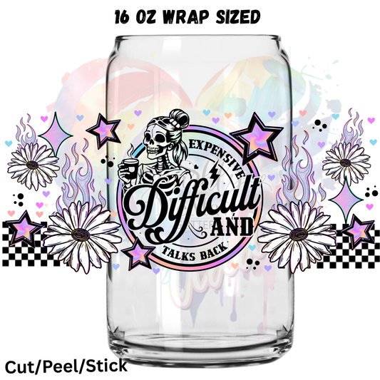 Expensive Difficult 9 UV  DTF 16 Oz wrap