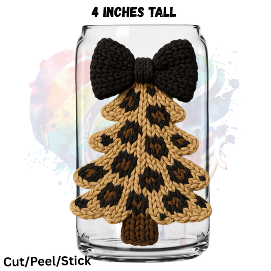 Cheetah Tree UV DTF Decal