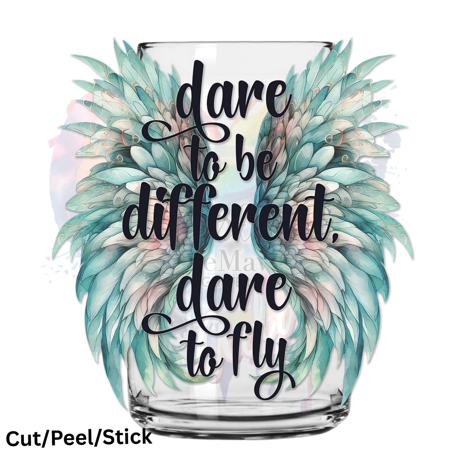 Dare to be Different UV DTF Decal