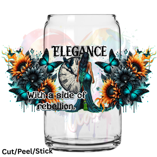 Side of Rebellion UV DTF 16 oz Wrap