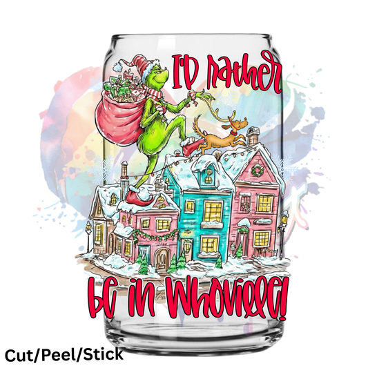 Whoville UV DTF Decal