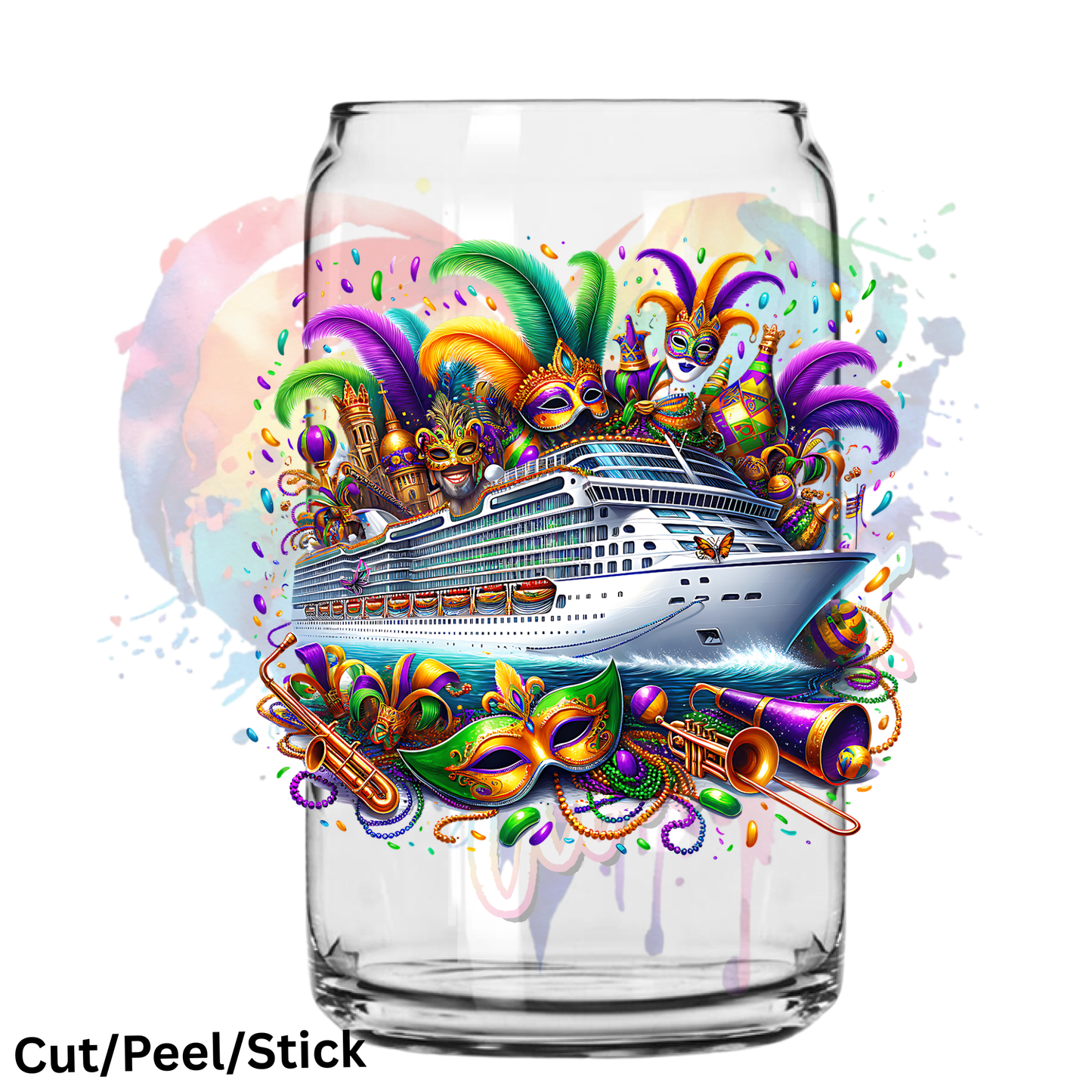 Mardi Cruise UV DTF Decal