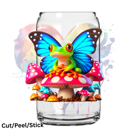 Mushroom Froggy UV DTF Decal