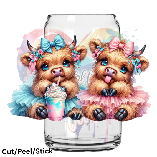 Silly Cows UV DTF wrap