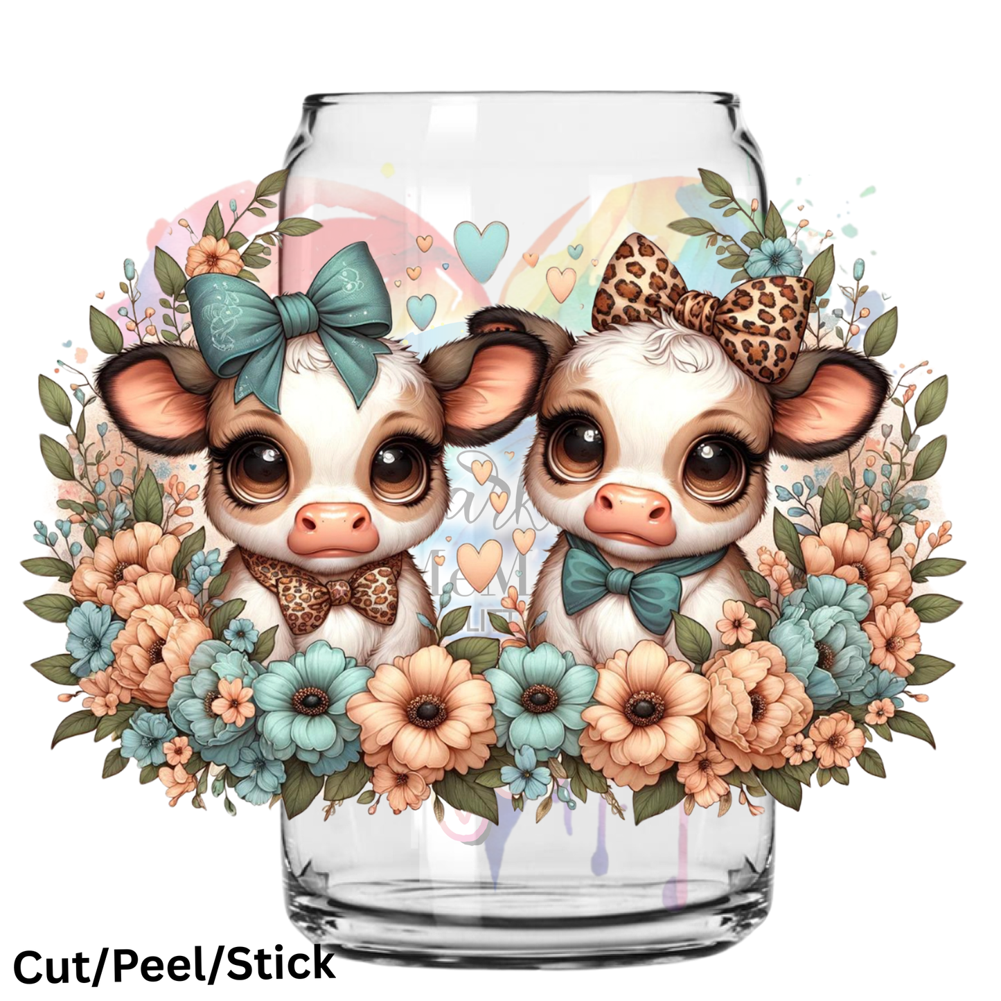 Baby Cows 3 UV  DTF  Wrap