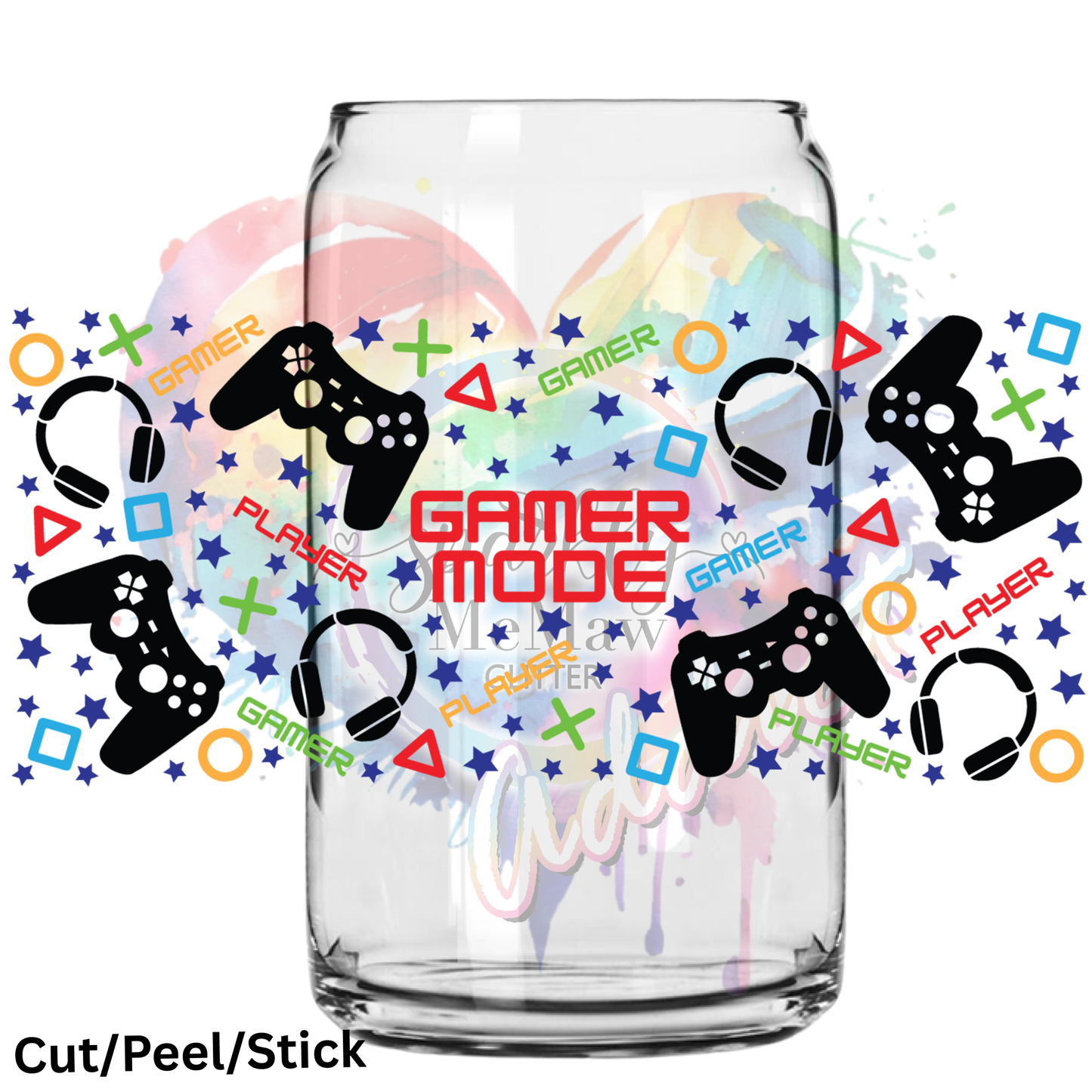 Gamer Mode UV DTF 16 oz Wrap