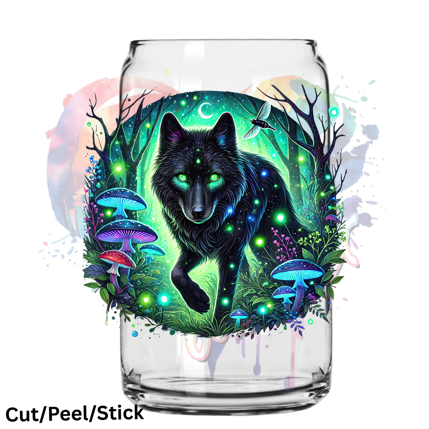 Mystical Wolf 5 UV DTF Decal