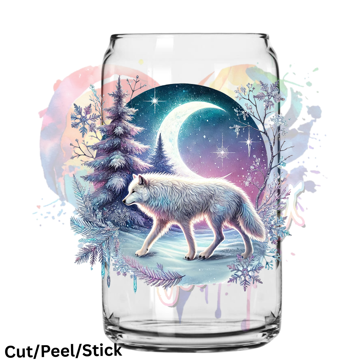 Mystical Wolf 3 UV DTF Decal