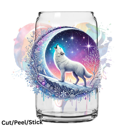 Mystical Wolf 1   UV DTF Decal