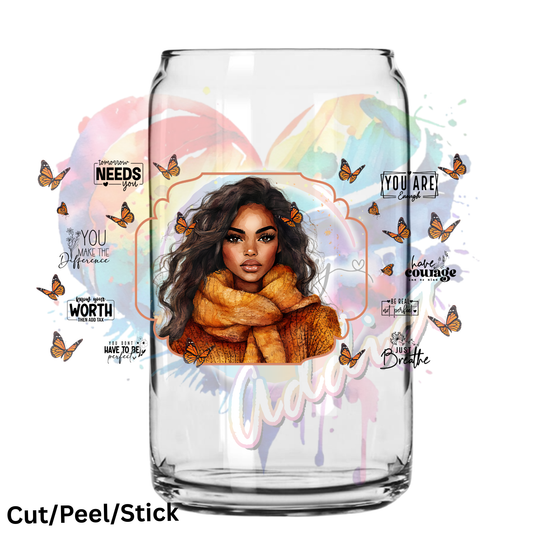 Love Yourself 1 UV DTF 16 oz Wrap