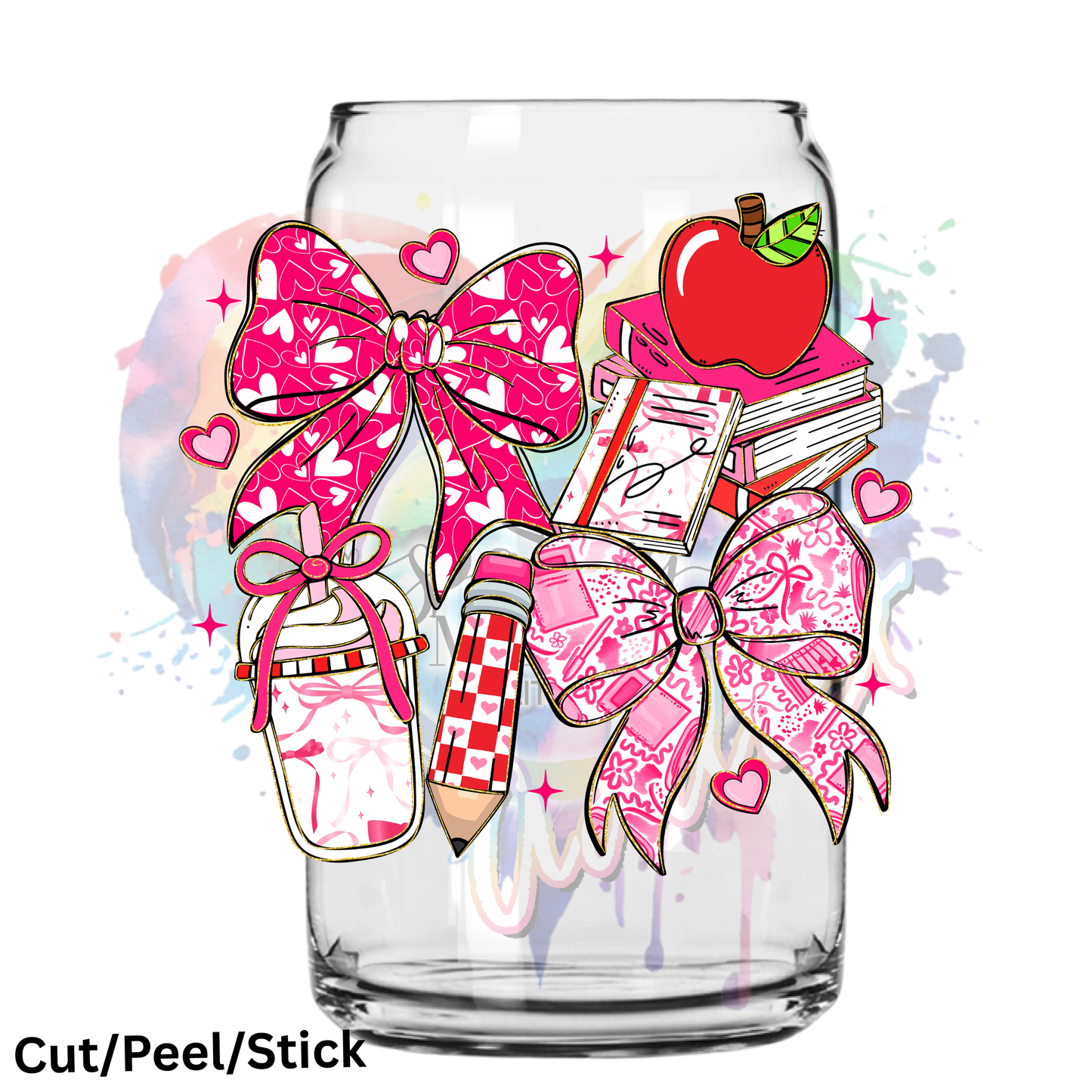 Teacher Valentine UV DTF DECAL