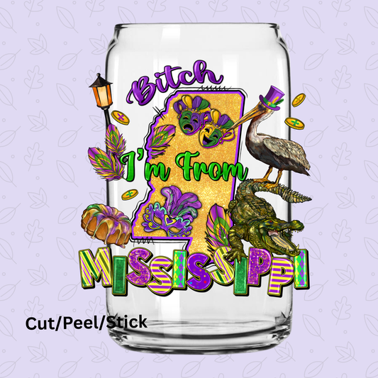 I'm from Mississippi UVDTF Decal