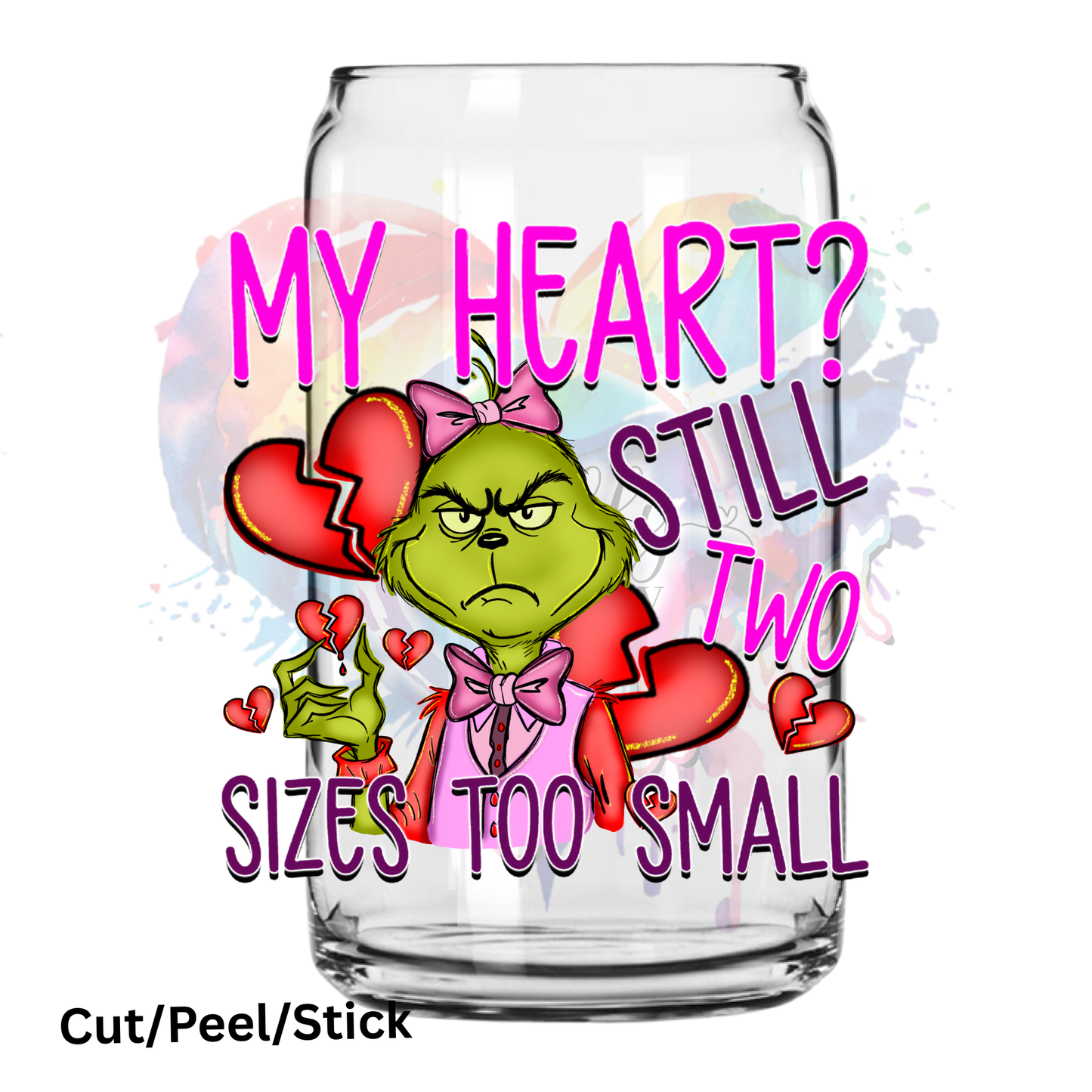 Still two sizes too small Decal