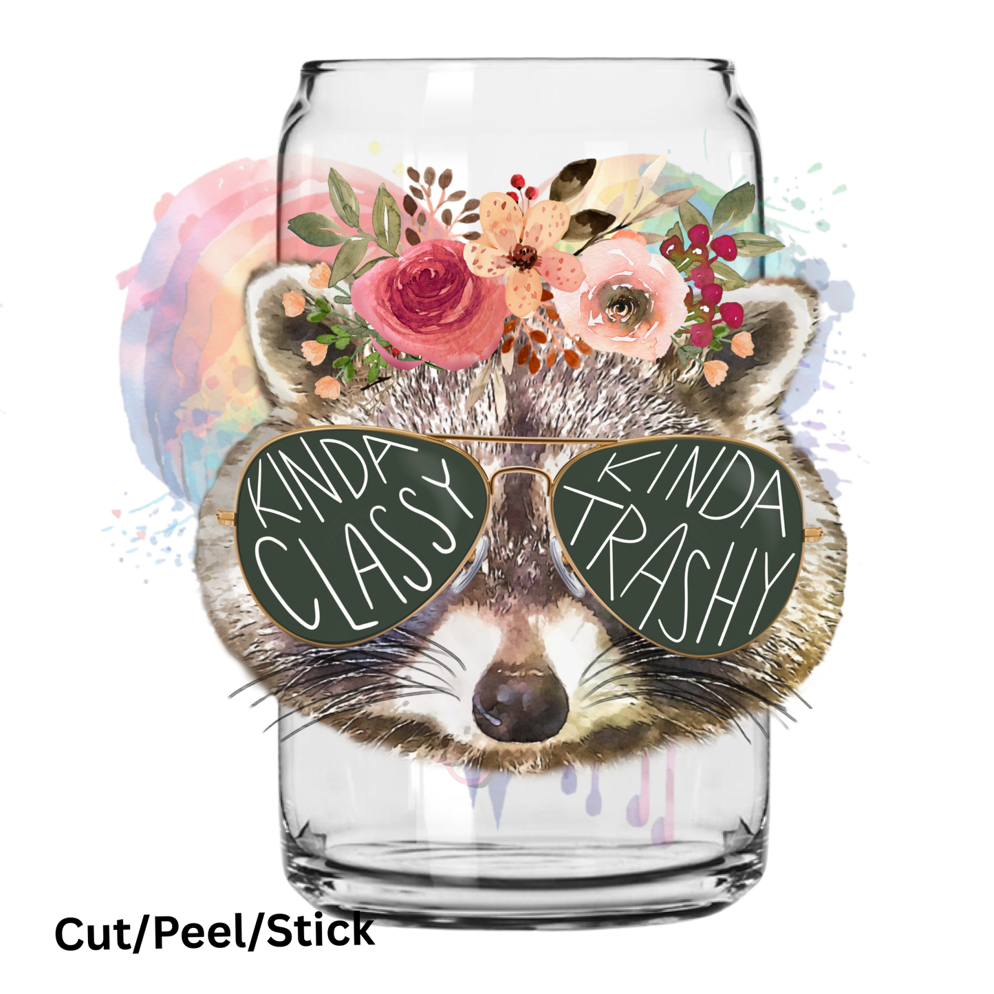 ClassyTrashy2 UV DTF Decal