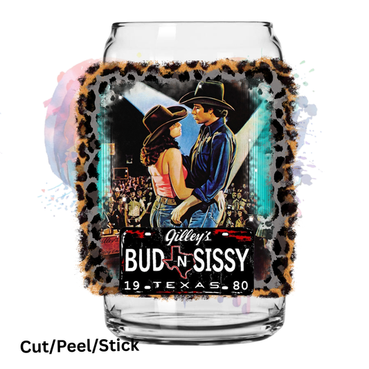 Bud and sissy UV DTF Decal