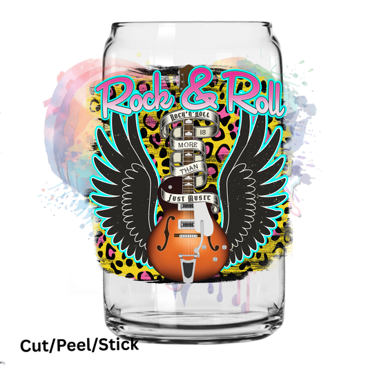 Rock N Roll 1 UV DTF Decal