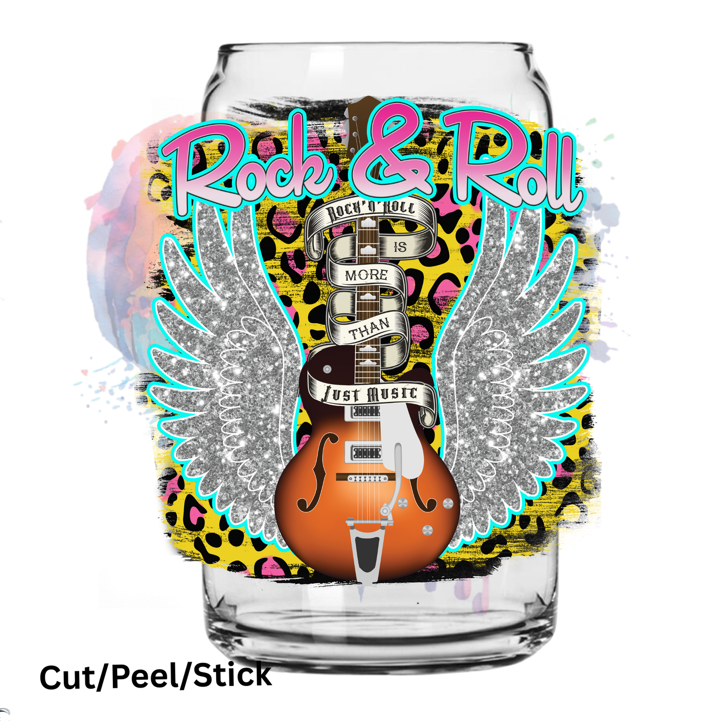 Rock N Roll 2 UV DTF Transfer