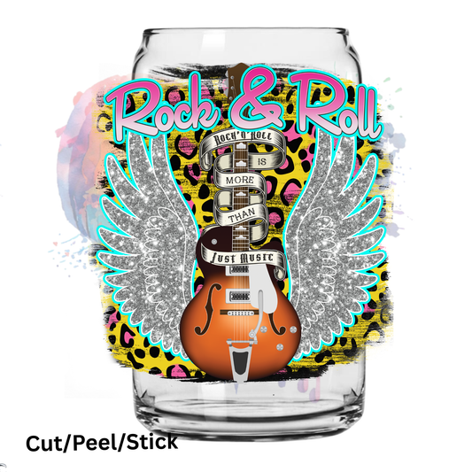 Rock N Roll 2 UV DTF Transfer