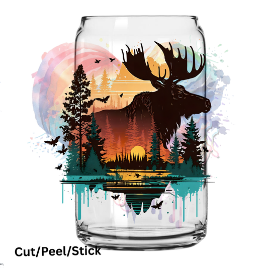 Moose UV DTF Decal