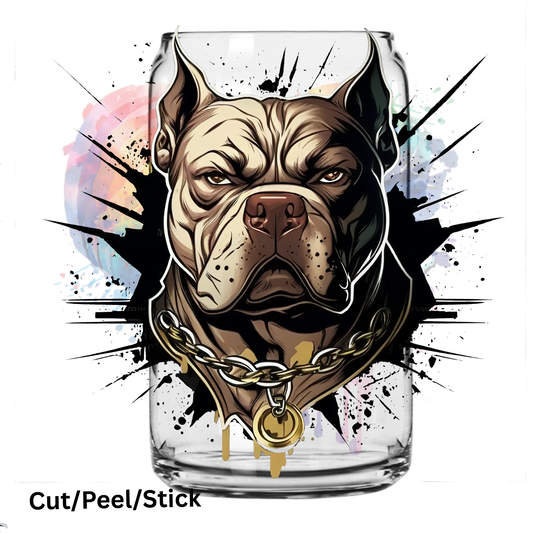 Pit Bull UV DTF Decal