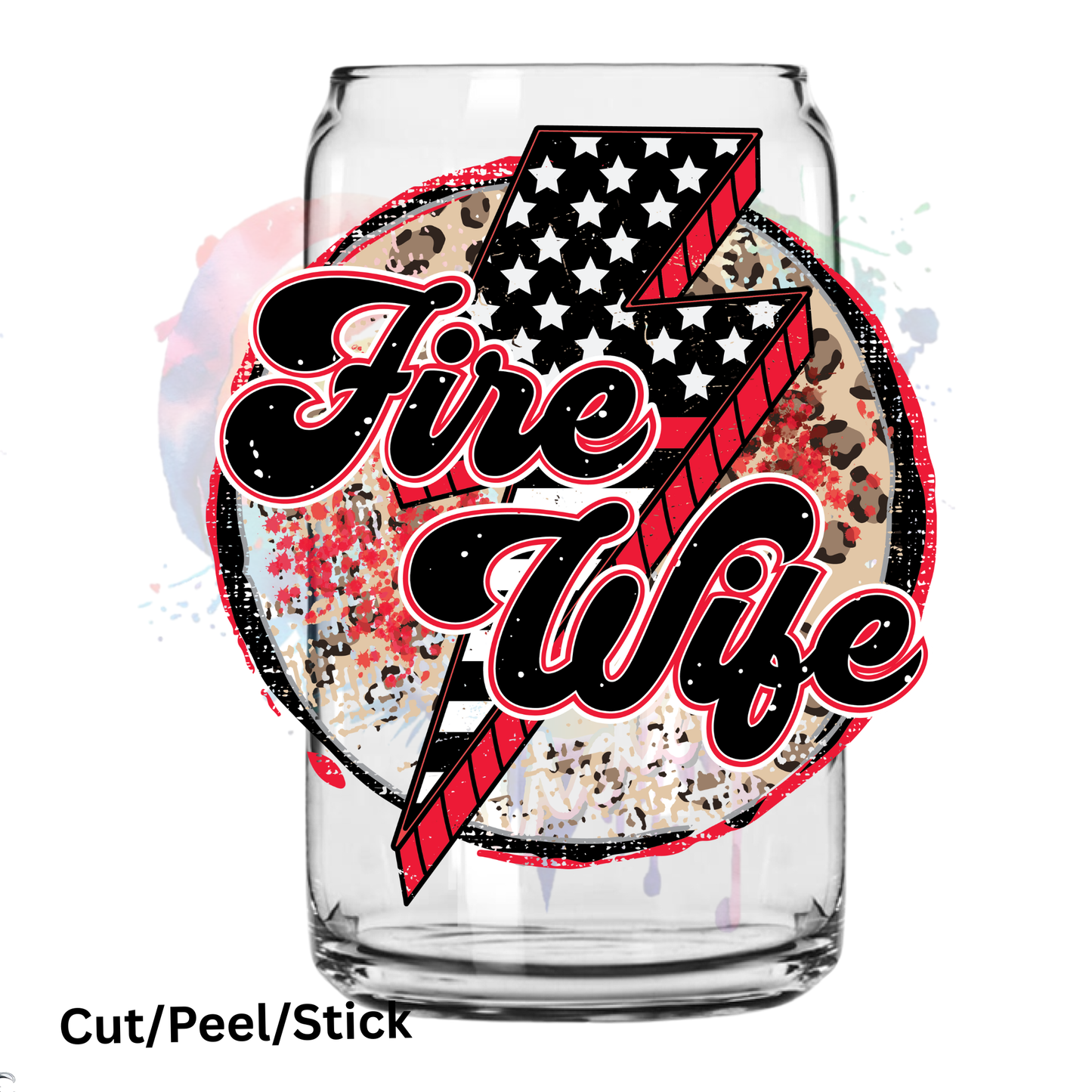 Fire Wife UV DTF Decal