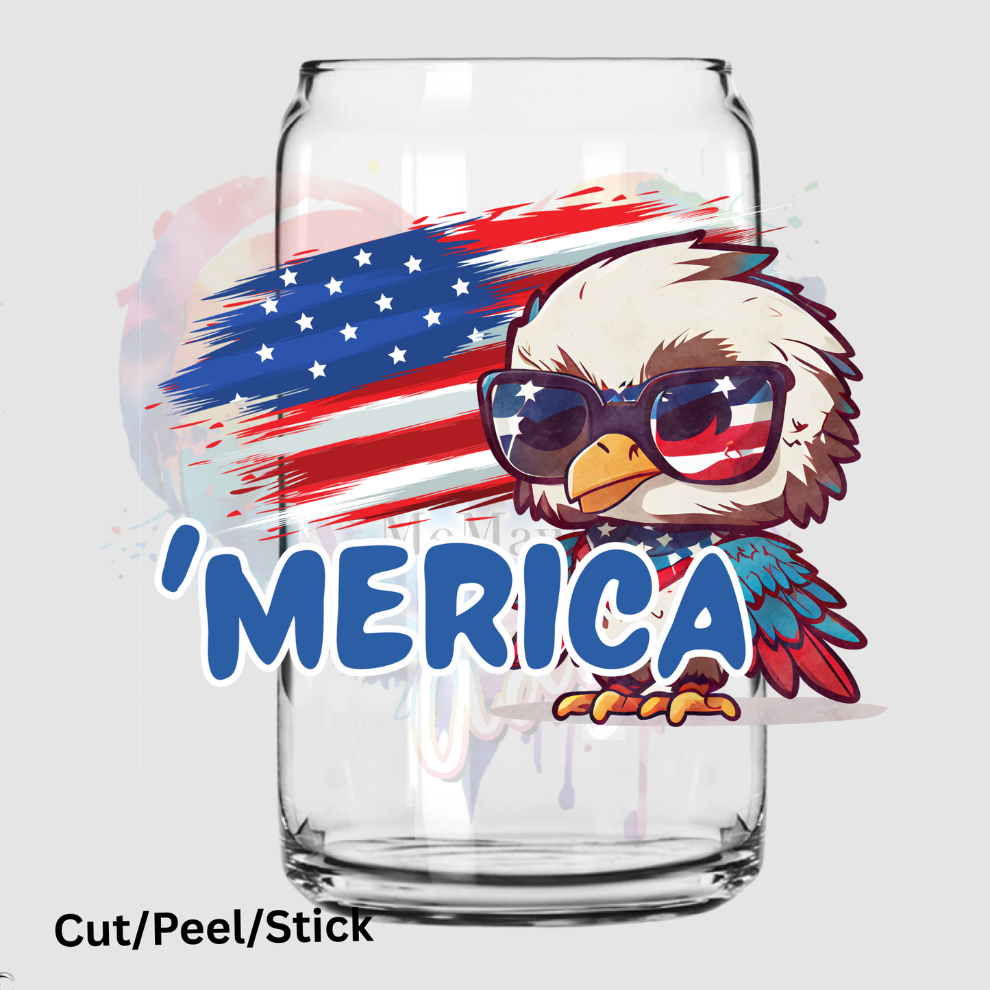 Merica UV DTF Decal