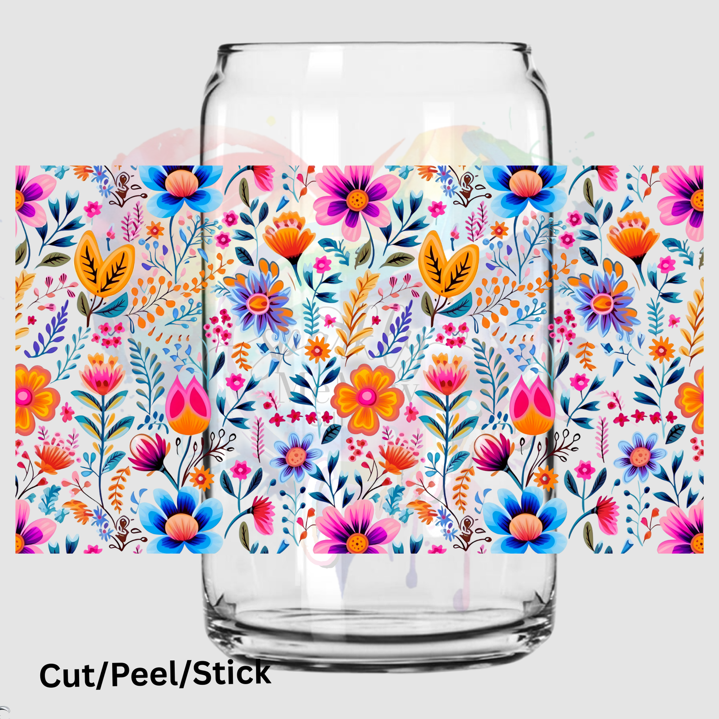 Flower UV DTF Wrap