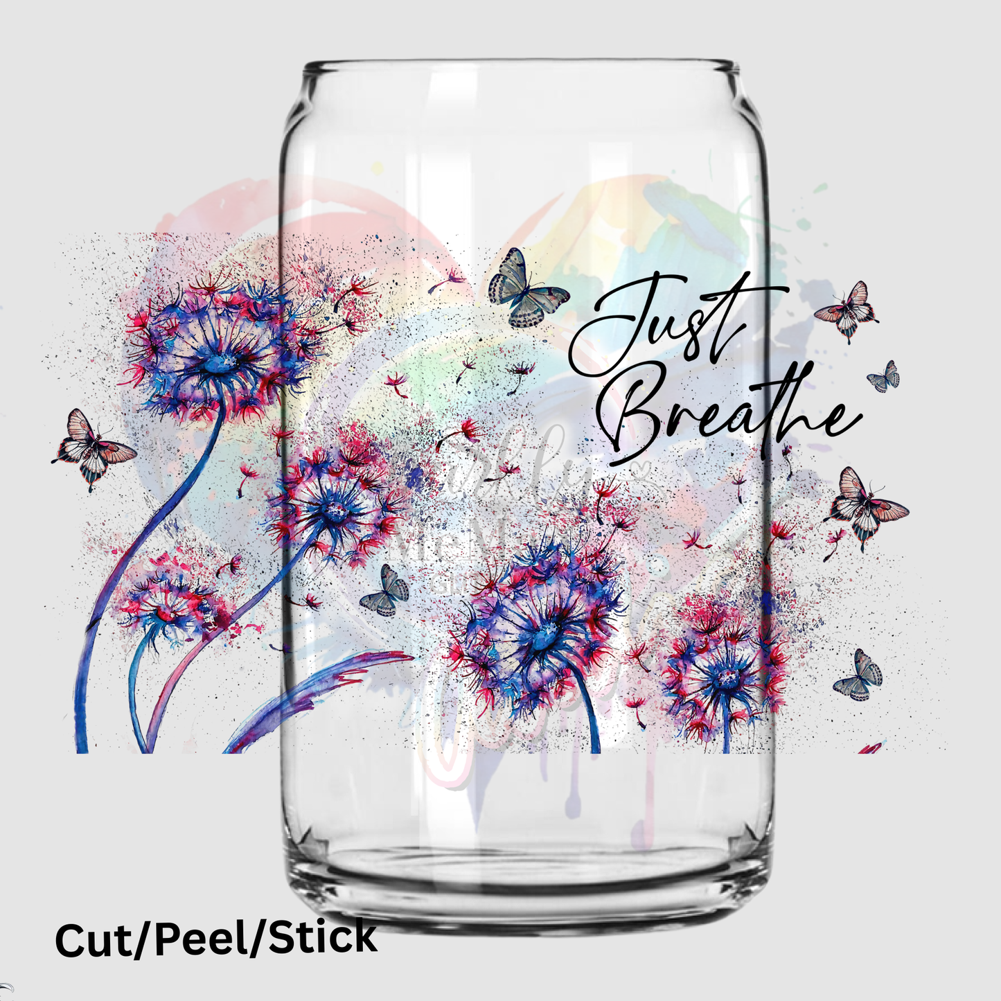 Just Breathe 1 16 oz UV DTF Wrap