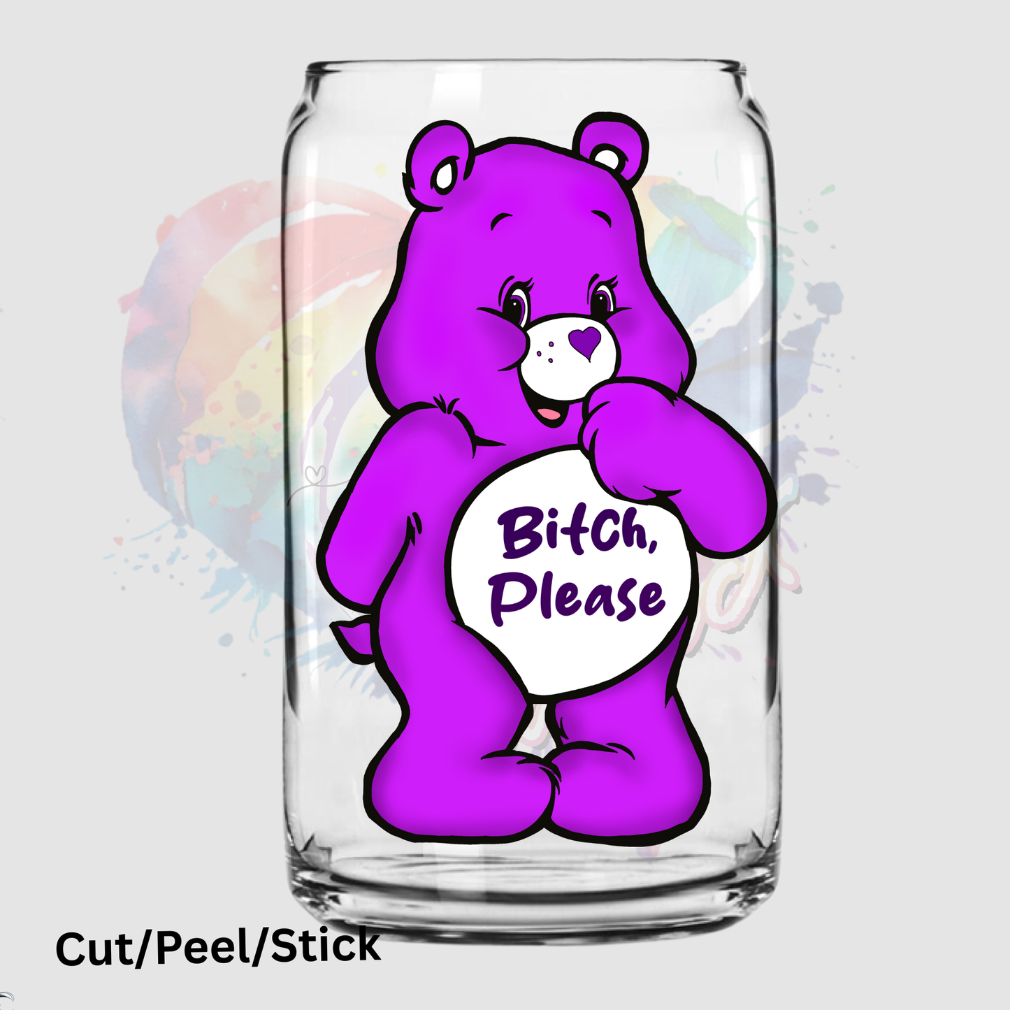 Purple Bear UV DTF Deca