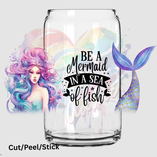 Be a Mermaid 16 oz UV DTF Wrap