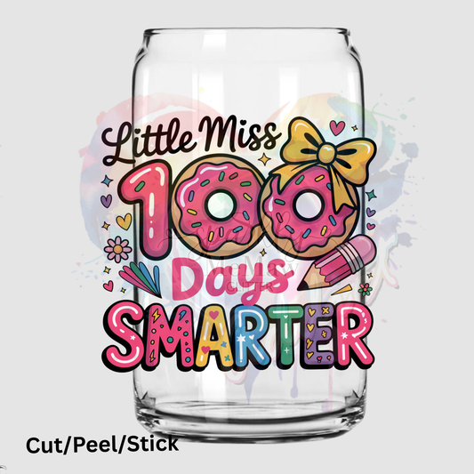 100 days smarter UV DTF Decal