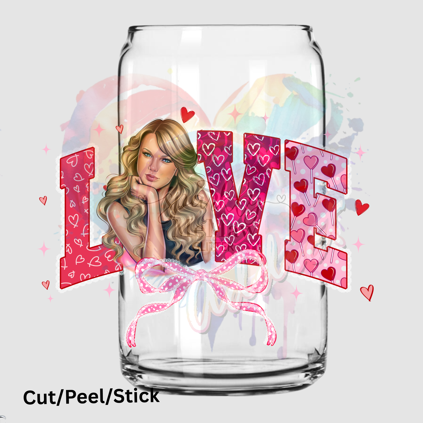 Taylor UV DTF Decal (printed in width)