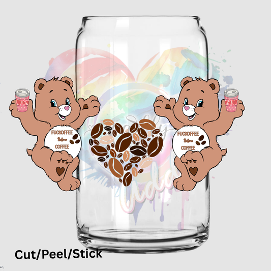 fuckoffee UV DTF 16 oz Wrap