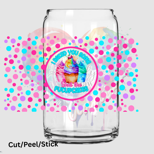 Fucupcakes 16 oz UV DTF Wrap