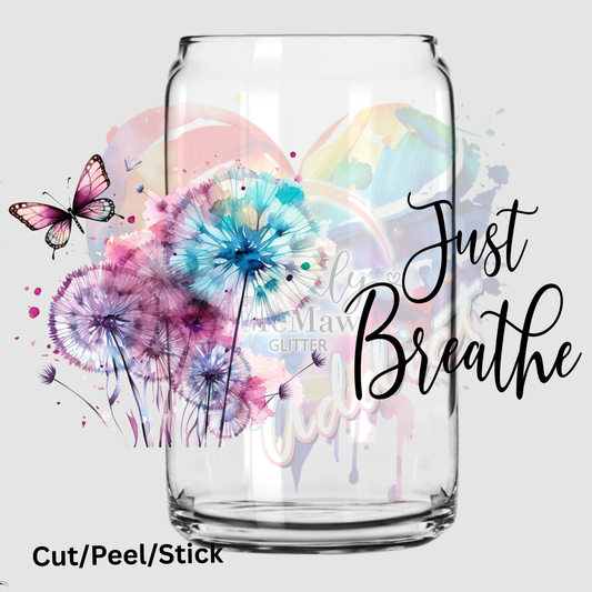 Just Breate 1 16 oz UV DTF Wrap