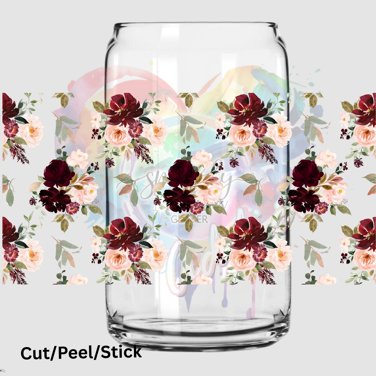 Flower 2 16 oz UV DTF Wrap