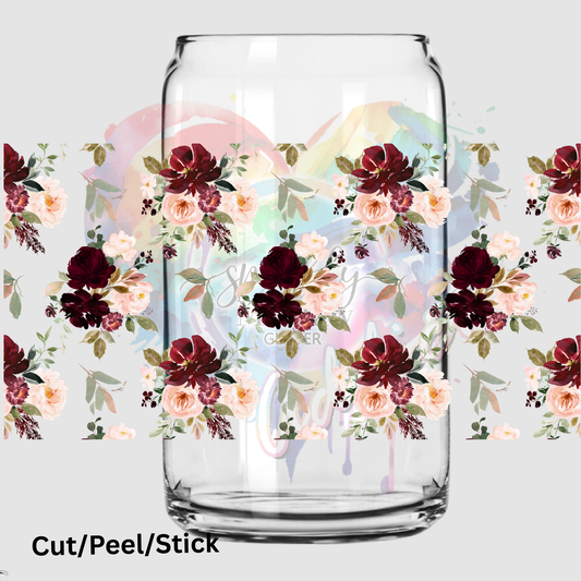 Flower 2 16 oz UV DTF Wrap
