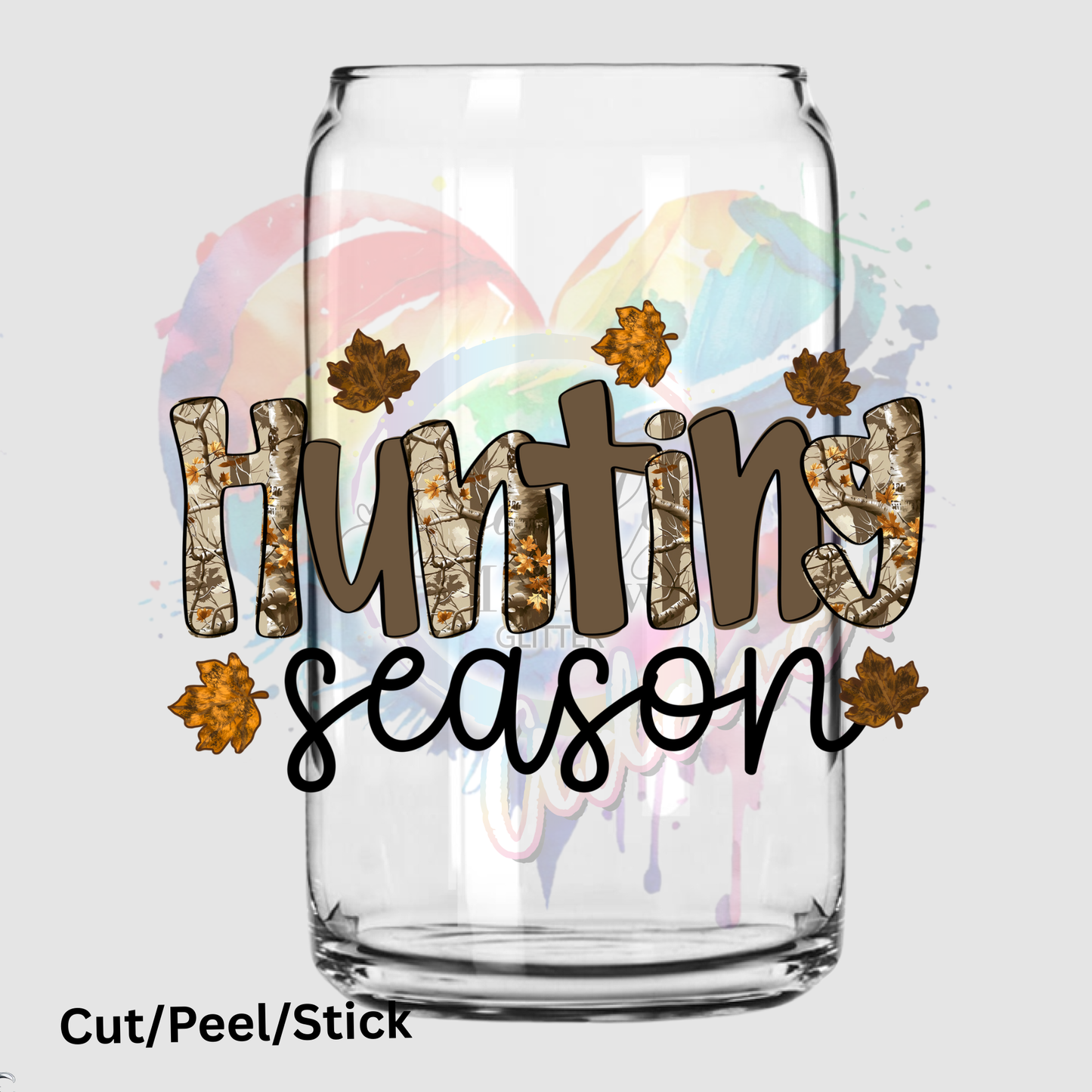 hunting season UV DTF Decal (printed in width)