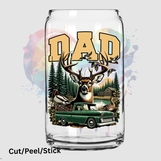 dad hunting (1) UV DTF Decal