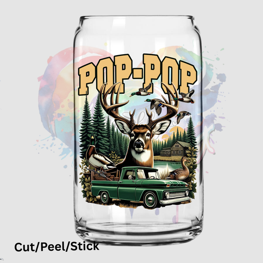 pop pop hunt UV DTF Decal