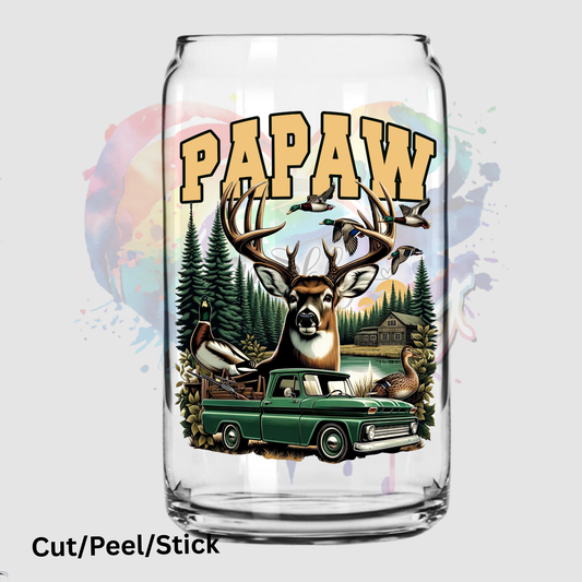papaw hunt UV DTF Decal