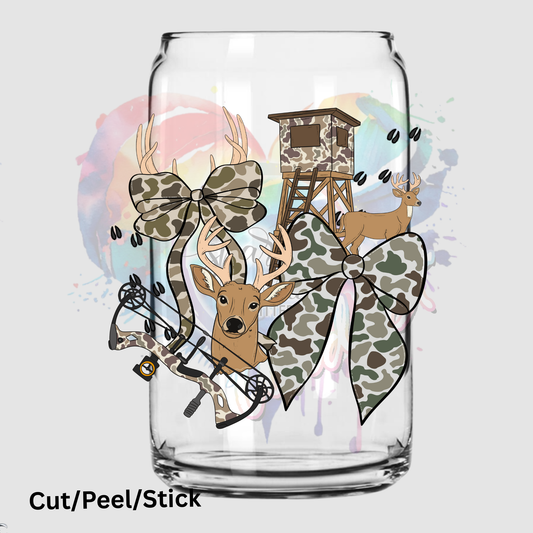 Hunting Girly UV DTF Decal