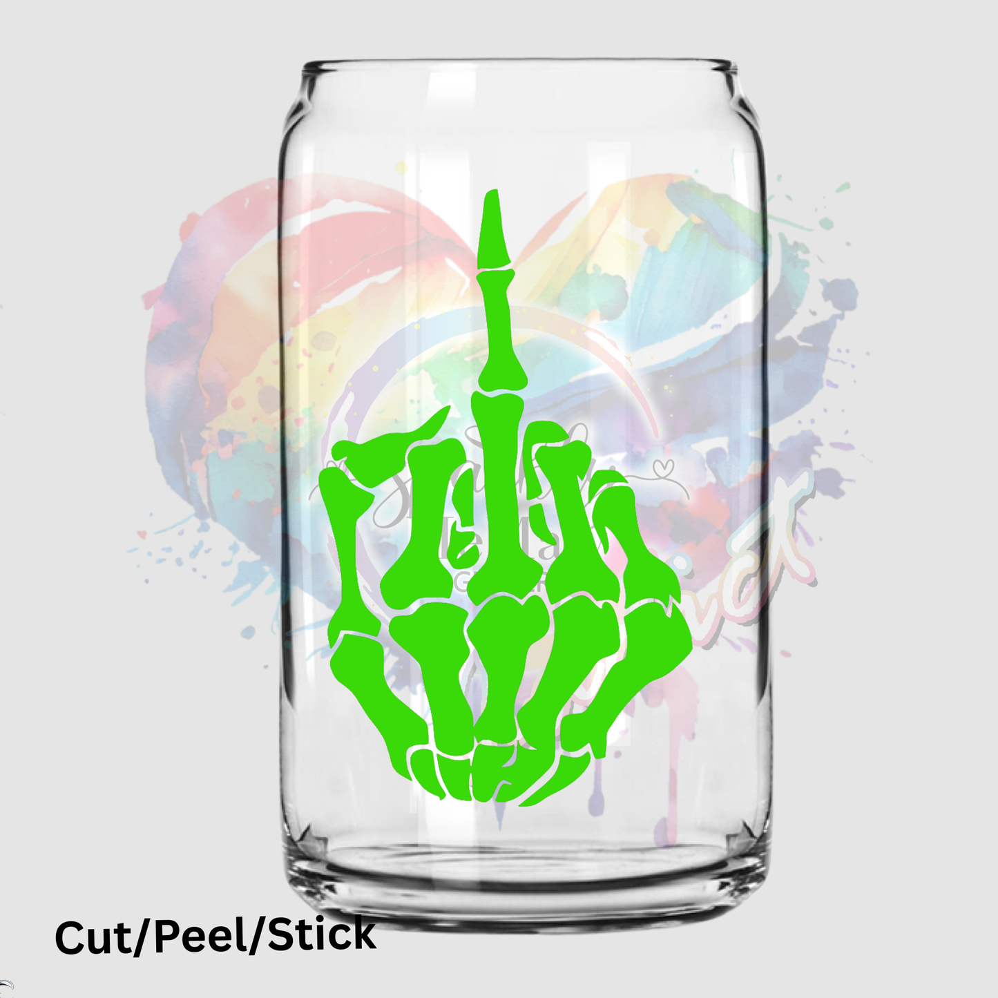 Green Hand UV DTF Decal