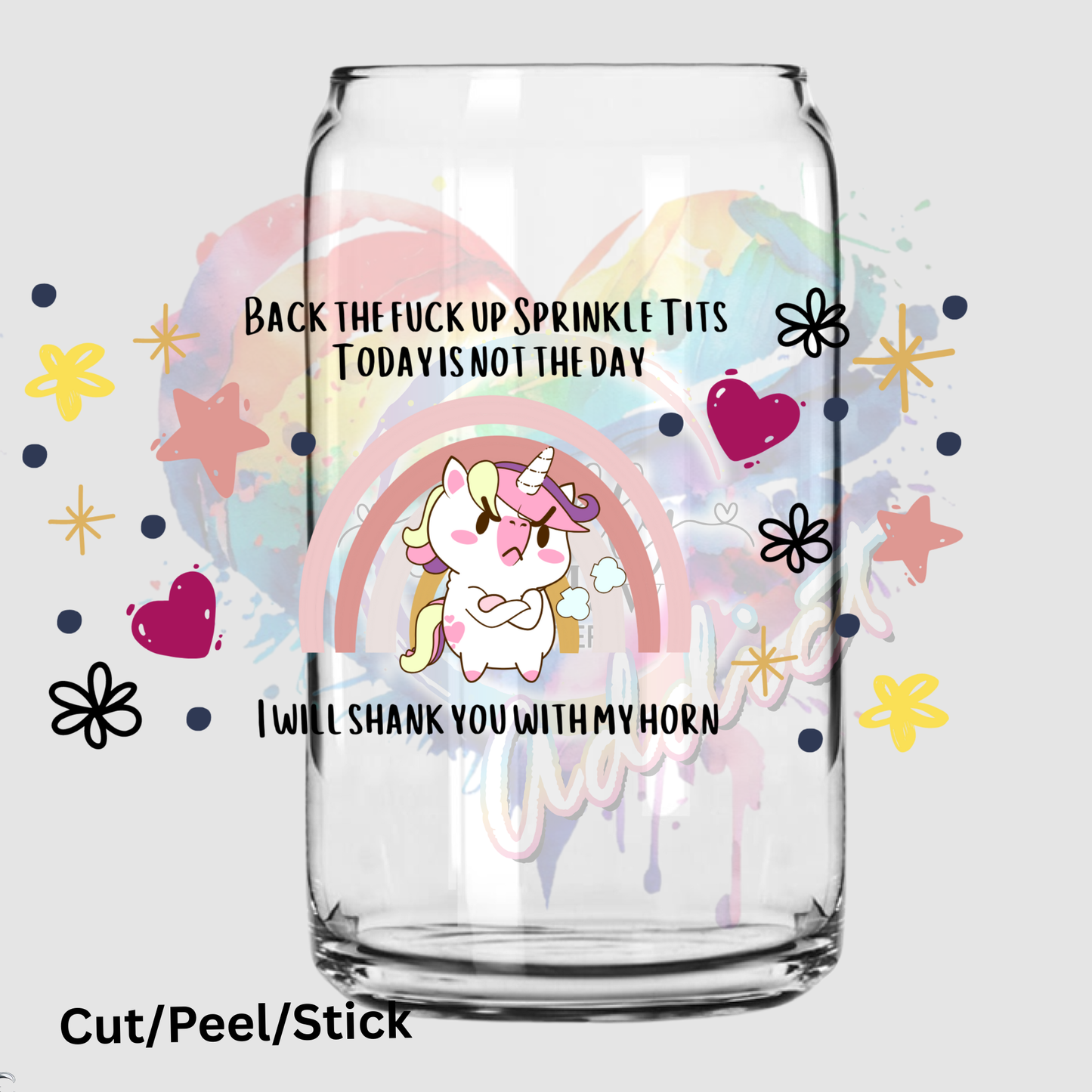 I will shank you uv dtf 16 oz wrap