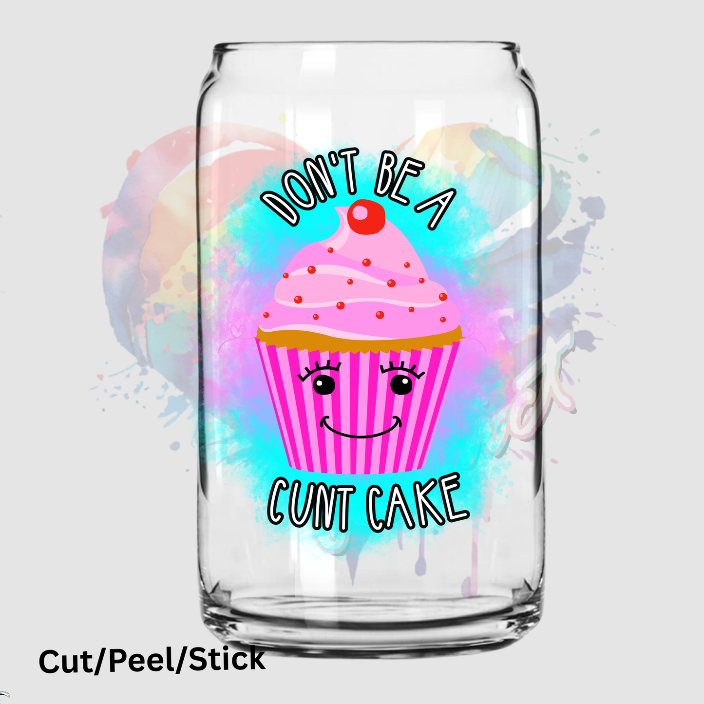 CuntCake UV DTF Decal