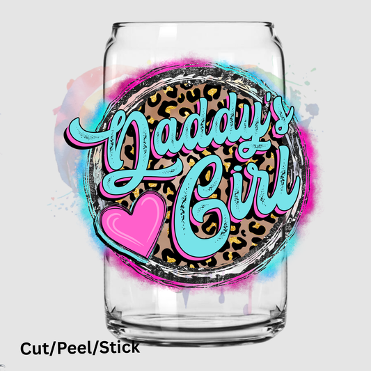 Daddys Girl UV DTF Decal