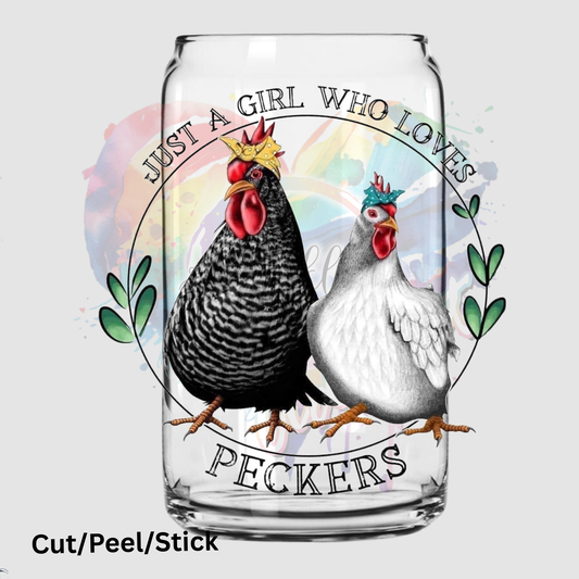 pecker UV DTF Decal