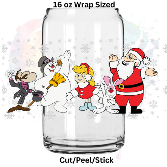 Christmas 0203 UV  DTF 16 oz  Wrap