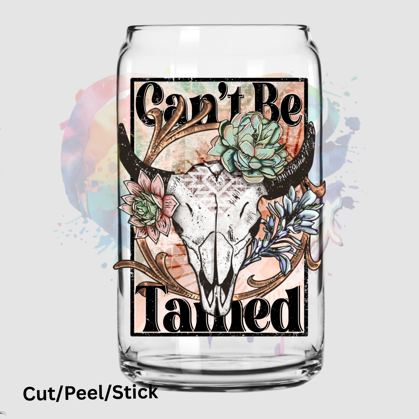 Can't be Tamed UV DTF Decal
