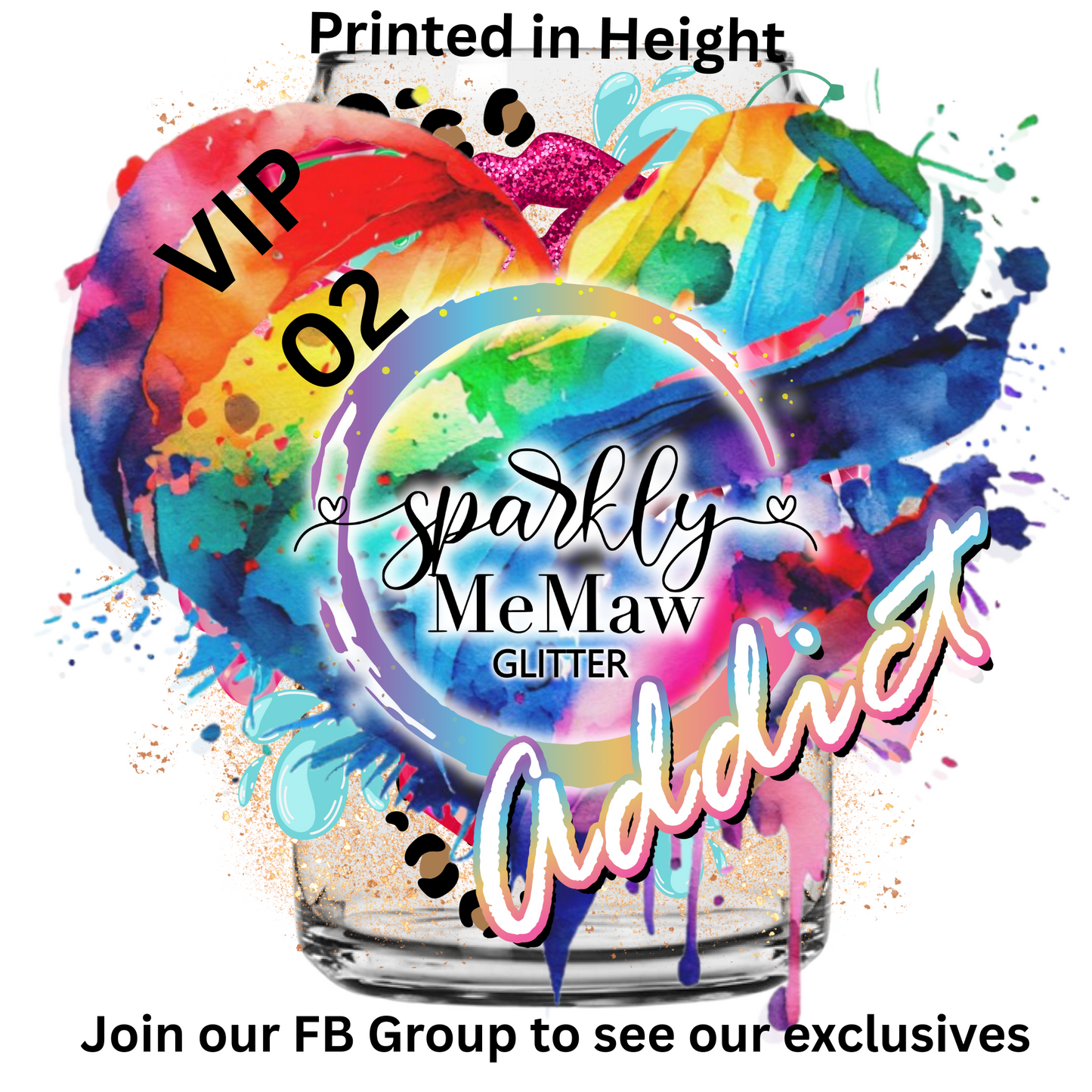 VIP 02 Exclusive VIP 01 UV DTF Decal